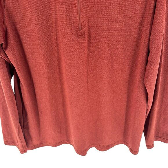 Under Armour Shirt Mens L Heatgear 1/2 Zip Tech Pullover Lightweight Base Layer - Picture 7 of 15